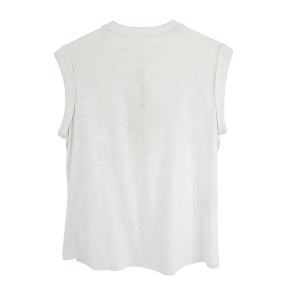 CINQ A SEPT Charm Bella Tee in White S - Picture 4 of 10